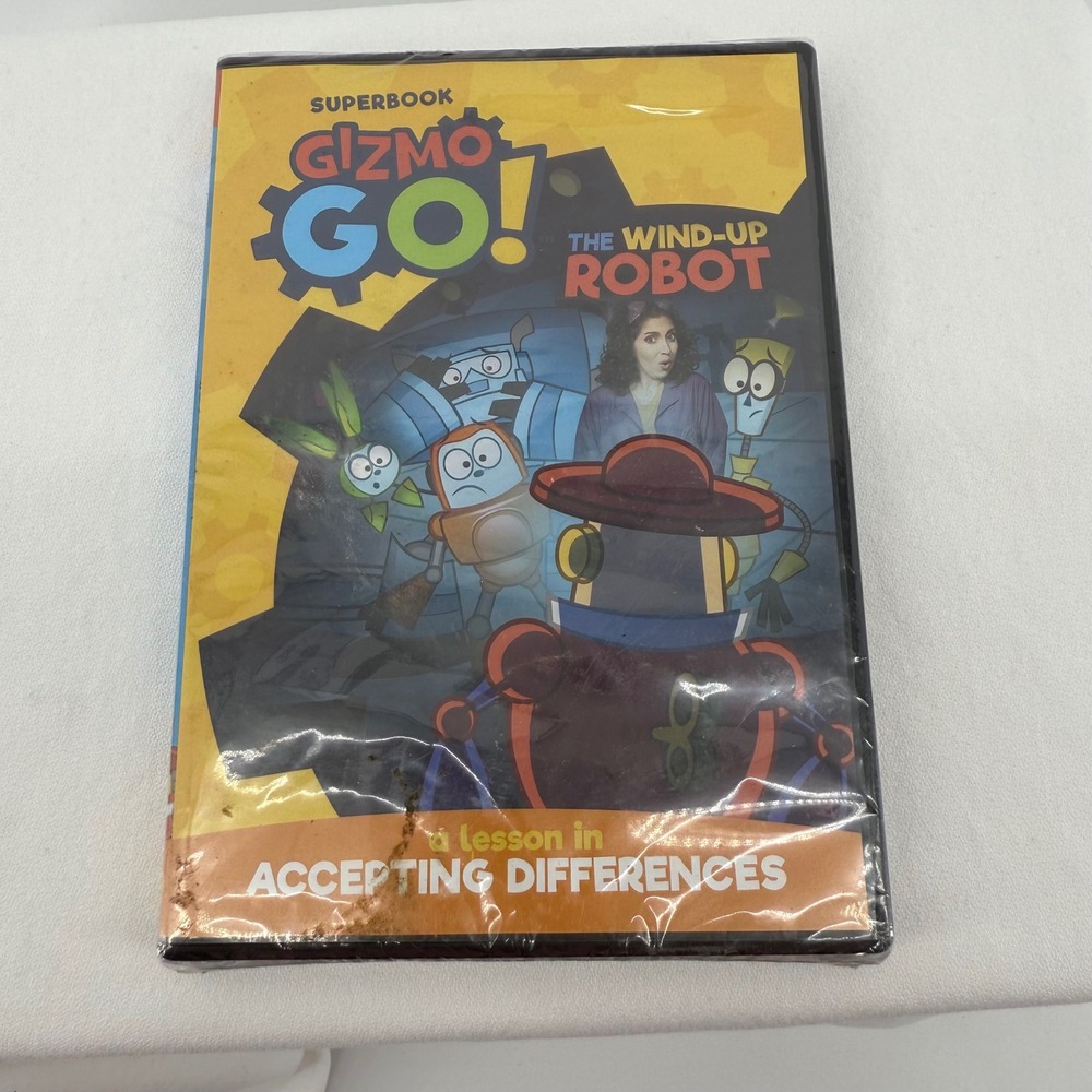 Superbook Gizmo GO! The Wind-Up Robot DVD Accepting Differences NEW - Picture 2 of 5